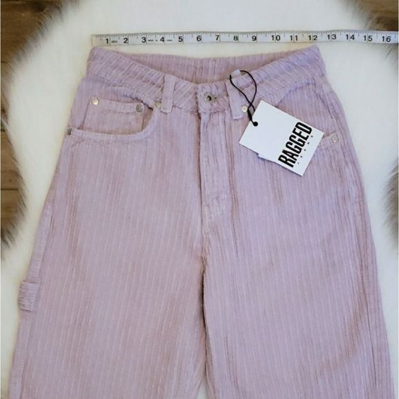 The Ragged Priest Unreal Combat Corduroy Jeans Size 24 NWT - Picture 8 of 13